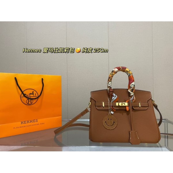 Eternal Classic Hermes Craie Bag Original Cowhide Customized and Freely Matched Factory Direct Sales Free Shipping