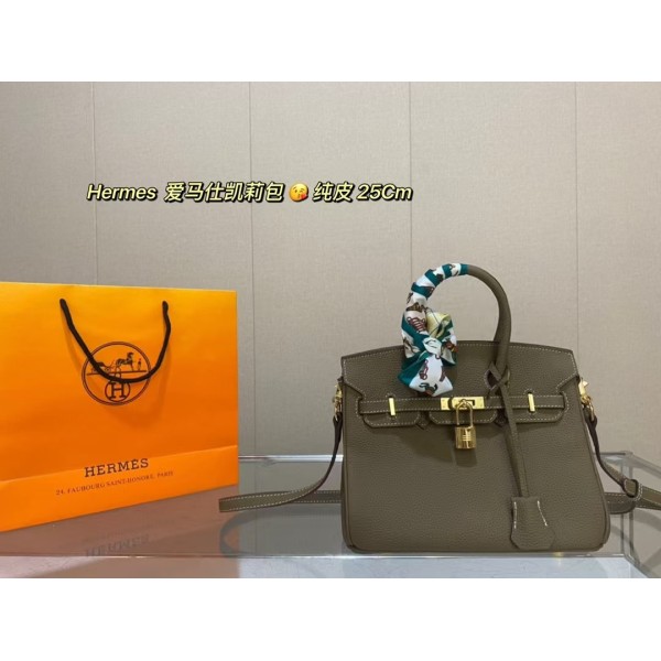 Eternal Classic Hermes Craie Bag Original Cowhide Customized and Freely Matched Factory Direct Sales Free Shipping