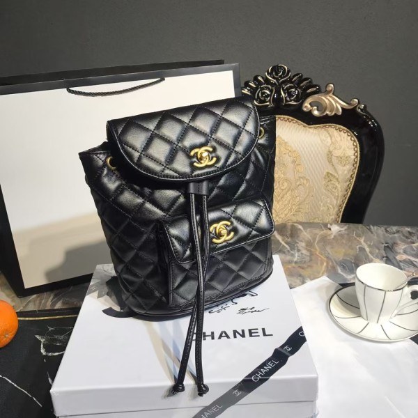 Chanel Backpack Immortal Bucket Bag Can Be Slanted or Single Shouldered, Compact and Practical