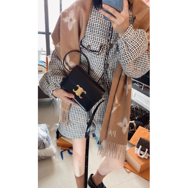 Light luxury brand Celine Classic Triumphal Arch Tofu Bun Bag for WomenFactory Direct Sales Free Shipping