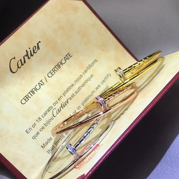 Light Luxury Brand Cartier New Narrow Version Slim Nail Bracelet Factory Direct Sales Free Shipping