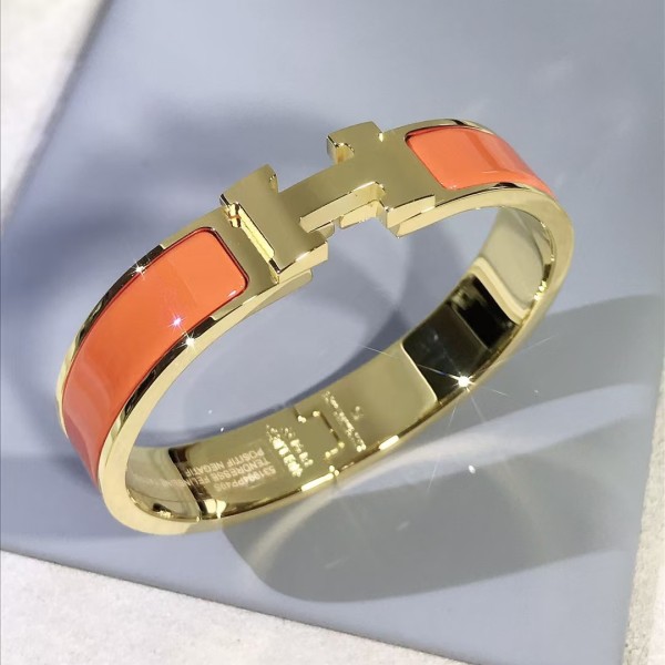 Luxury brand Hermes H enamel bracelet factory direct sales with free shipping