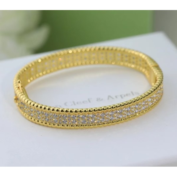 High Quality Classic Brand Van Cleef&Arpels Full Diamond Starry Sky Bracelet Wedding Engagement Accessories Factory Direct Sales Free Shipping